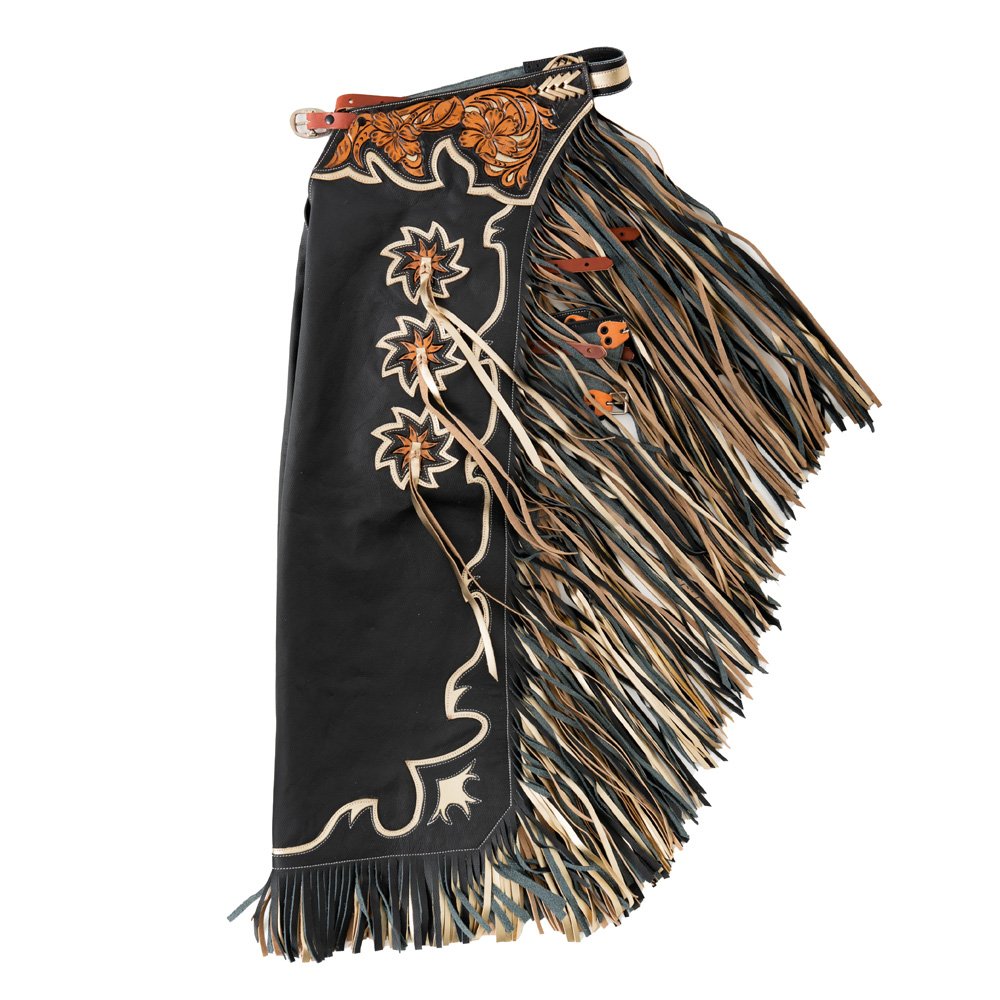 1-17.jpg Professional Bull Riding Chaps - Image 1